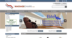 Desktop Screenshot of massagechairs.com