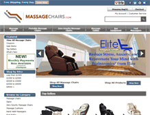 Tablet Screenshot of massagechairs.com